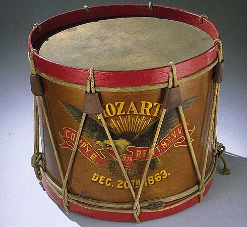 Drum Carried By John Unger